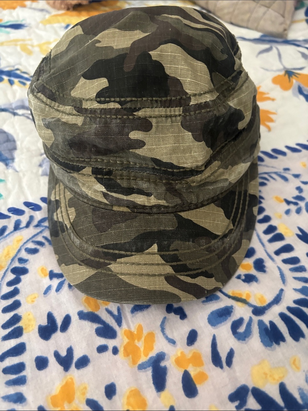 Camo Military Style Cadet Cap